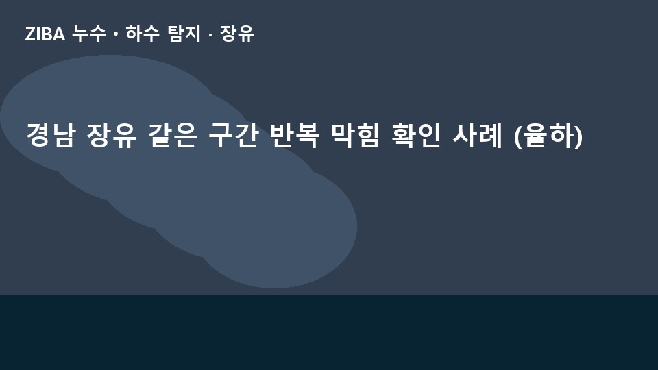 경남 장유 같은 구간 반복 막힘 확인 사례 (율하)